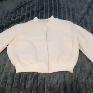 Jason Wu Cream Bomber Jacket